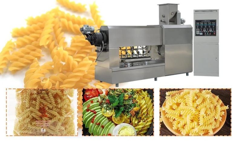 Commercial Pasta and Macaroni Making Machine with Packing Machine