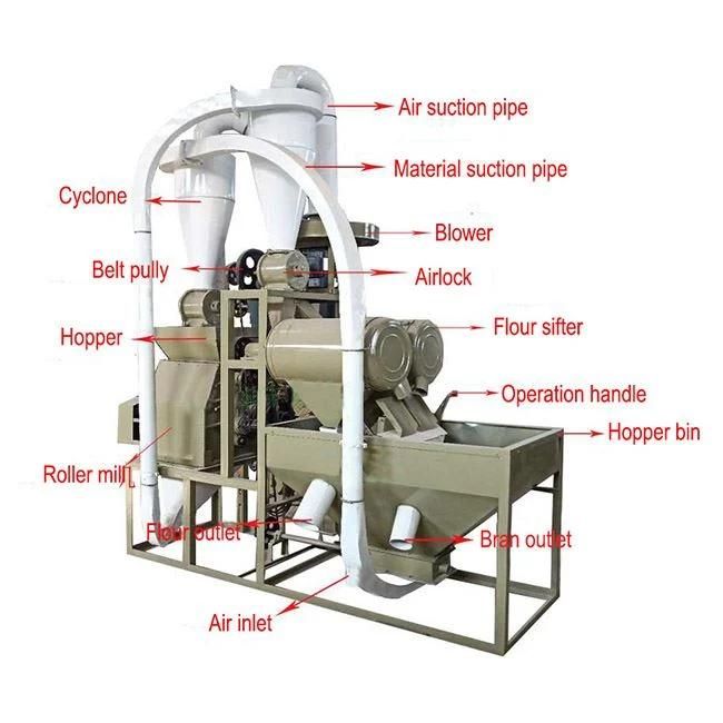 5t/D Flour Milling Plant Grain Milling Machine