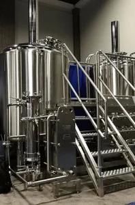 1000L Two Vessel Brewhouse Brewery Steam Heated Brewhouse