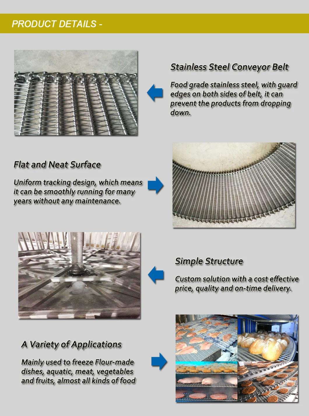 Spiral Conveyor for Breads Cooling System
