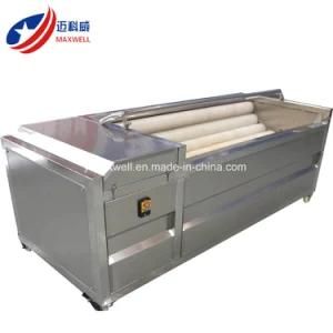 Industrial Brush Potato Peeling Cleaning Machine /Ginger Washing and Peeling Machine ...