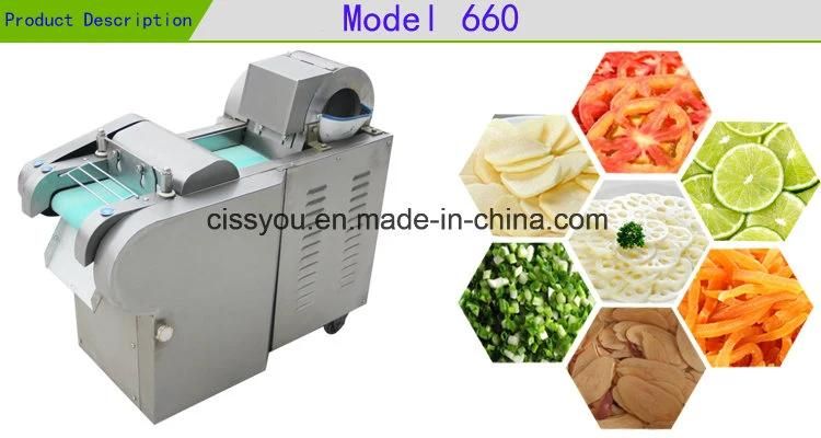 China Multi Root Vegetable Fruit Slicer Strip Cutter Chopper Machine