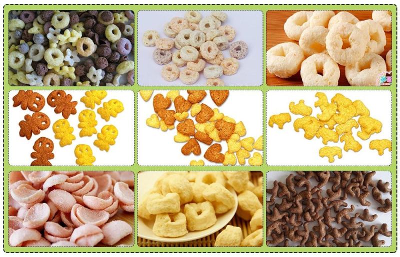 Healthy Breakfast Cereal Cornflakes Process Line Produciton Machine