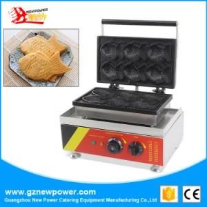 Snack Machine Commercial Taiyaki Waffle Machine with Ce