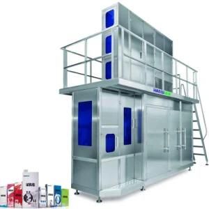 Aseptic Juice Milk Paper Box Packing Filling Machine