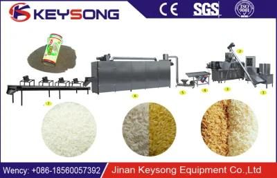 Nutritional Artificial Rice Extrusion Machine Plant