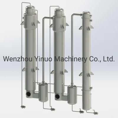 Multi Effect Film Falling Vacuum Evaporator Concentrator for Food Processing