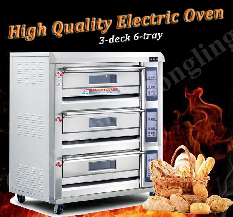 Bakery Equipment Electric Pizza Baking Oven with Base Stone