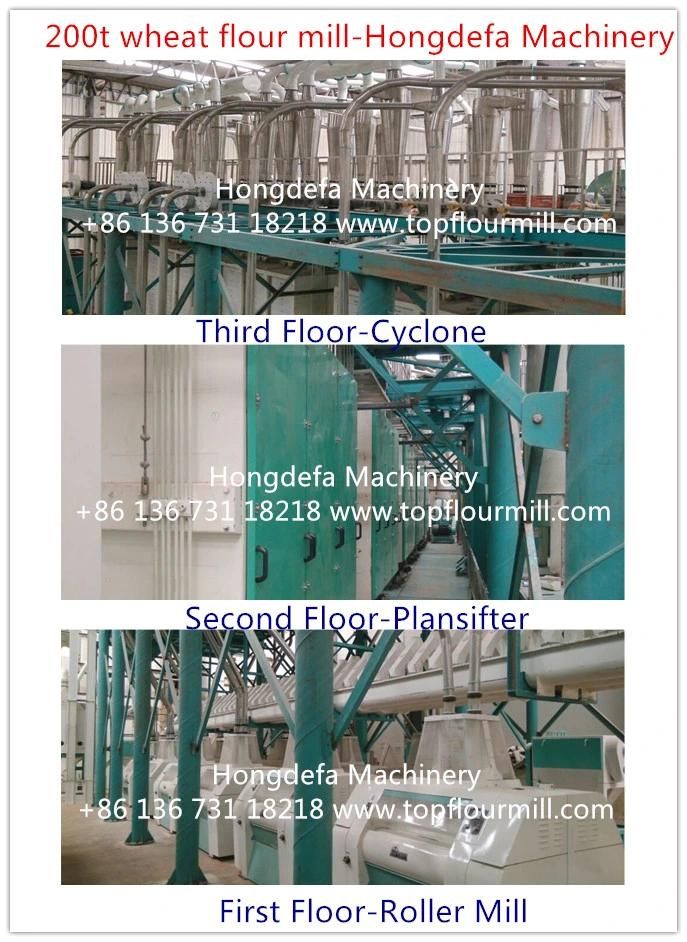 Complete Auto Big Flour Mill Wheat Flour Mill (200t)