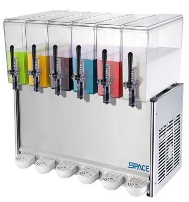 Cold Beverage Dispenser with 6 Tanks