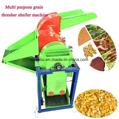 Multi Rice Maize Paddy Corn Sheller Peeler Thresher Processing Machine