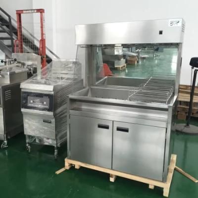 Cheap Warmer Rack Cabinet Potato Chips Display Stands Machine