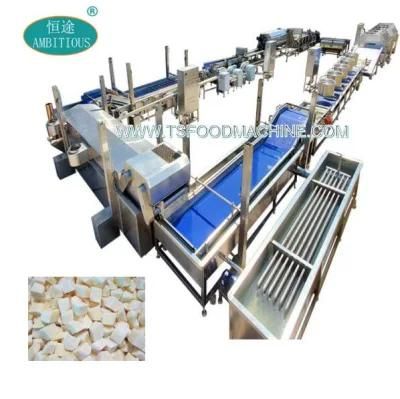 Potato Diced Production Line French Fries Production Line Automatic Frozen French Fries ...