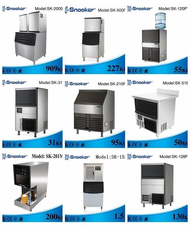 Hot Sell Commercial Use 70~460kg/24h Nugget Granular Ice Machine