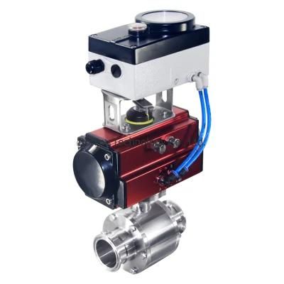 Us 3A Donjoy Sanitary Ball Valve with Horzonal Actuator