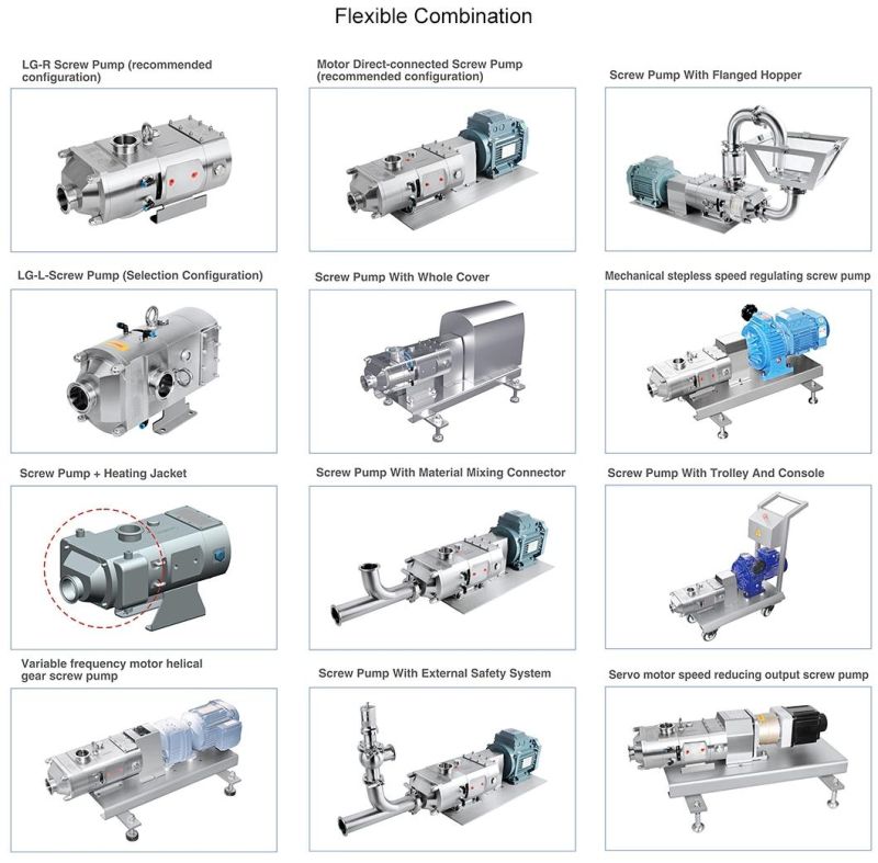 3A Certified High Viscosity Double Screw Pump for Food Beverage Processing