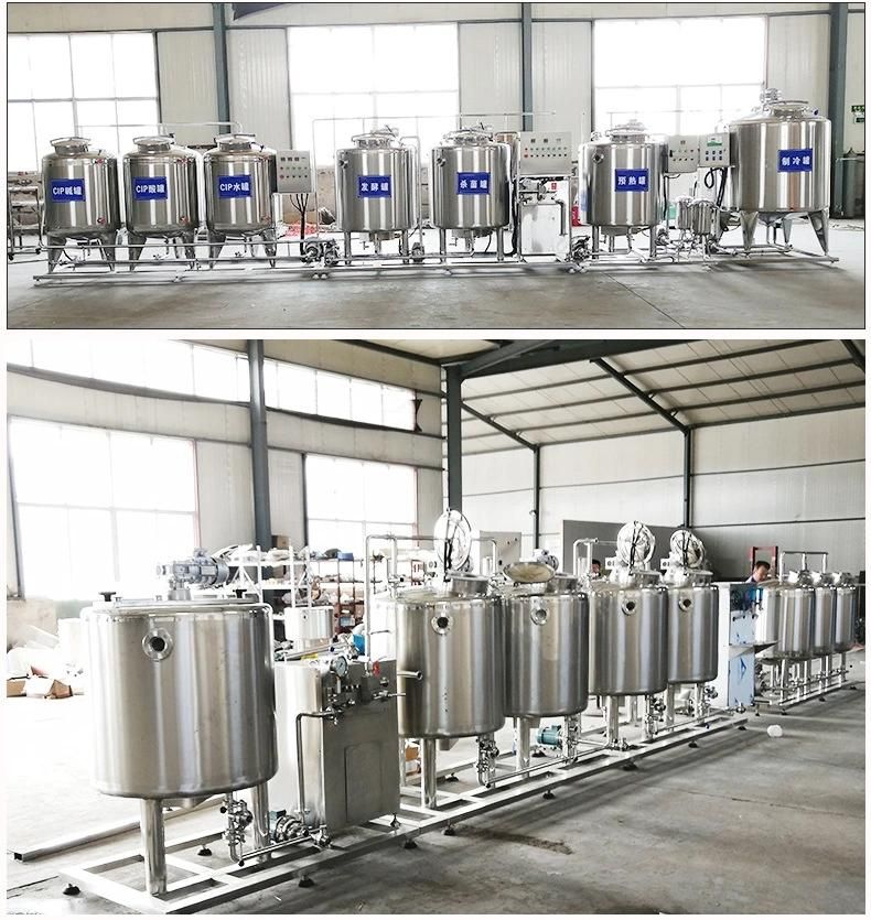 Food Grade Yogurt Production Line Small Scale Automatic Yogurt Making Machine