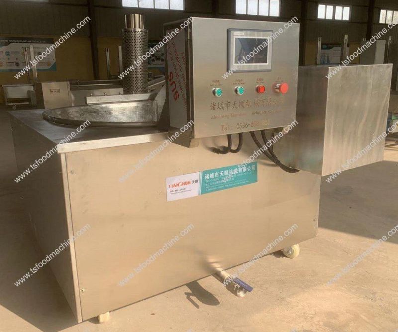 Natural Gas Batch Fryers for Fried Snacks Pork Rinds Frying Machine