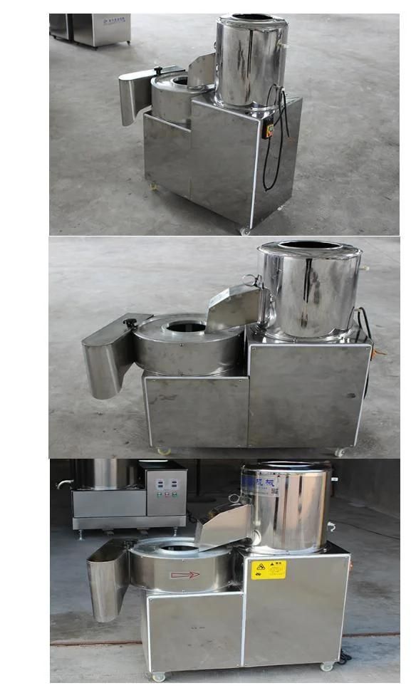 Automatic Washing Peeler Cutter Potato Peeling and Cutting Machine