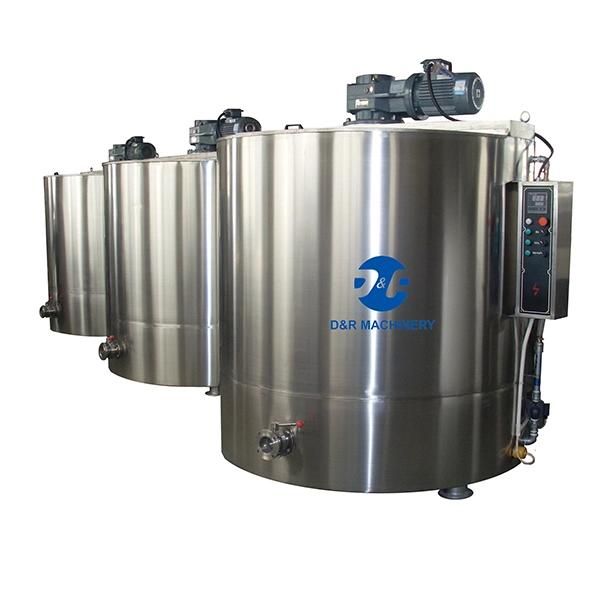 Stainless Steel Chocolate Buffer Tank Chocolate Holding Tank