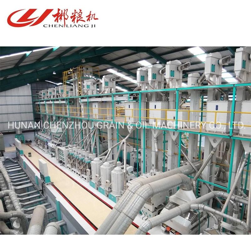 Clj Rice Plant Line Hot Sale 50-150 Ton Per Day Complete Paddy Processing Line