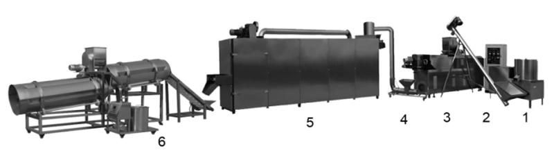 Snack Extruder for Puff Extrusion Food with Peanut Shape
