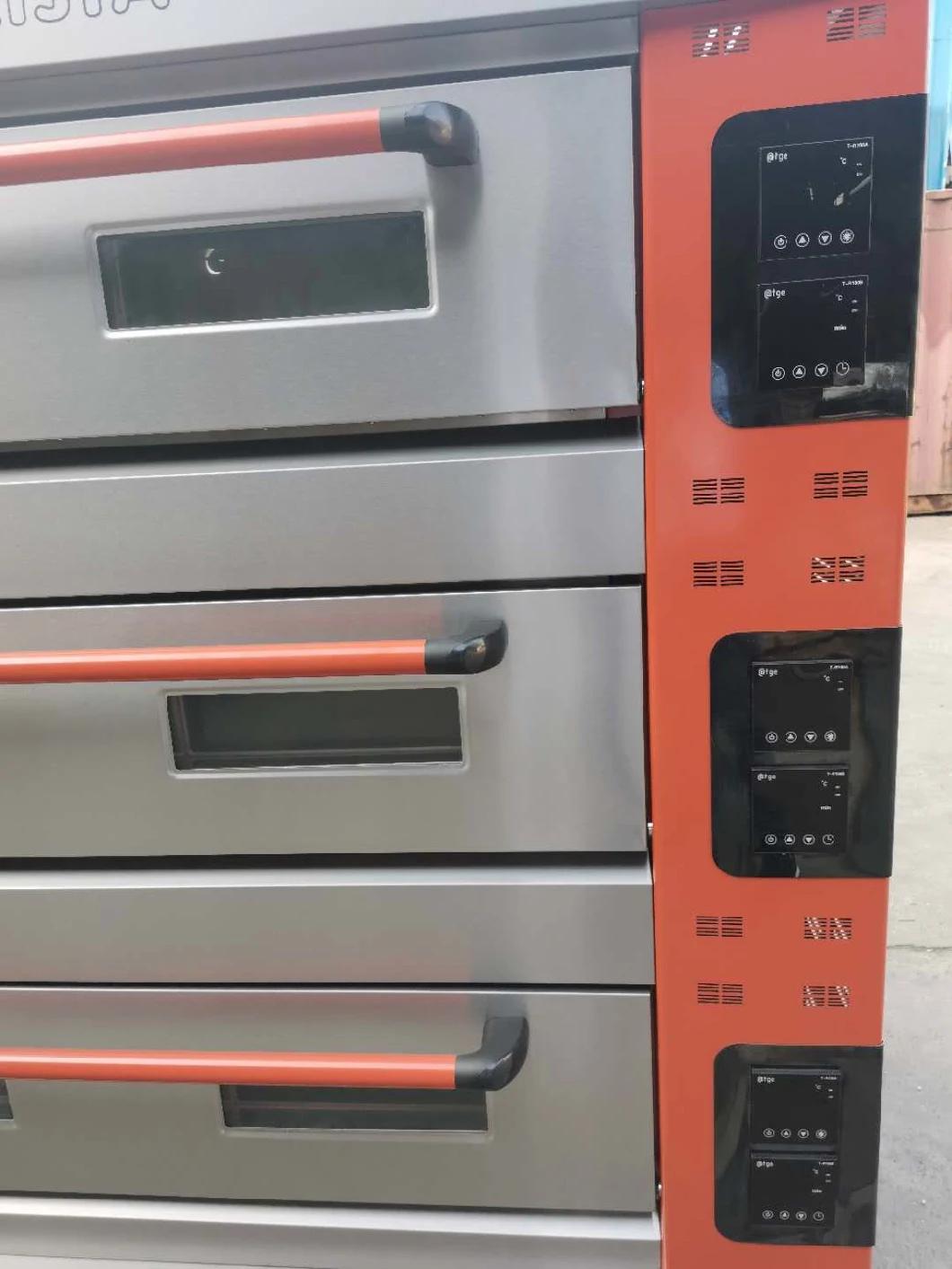 3 Deck 6 Trays Electric Baking Oven for Bakery Shop