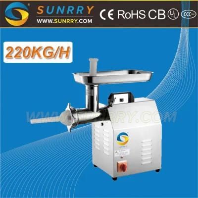 High Quality Comercial Meat Mincer Machine Capacity Is 220 Kg/Hr
