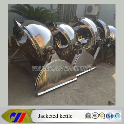 Tilting Steam Heating Jacketed Kettle Without Agitator