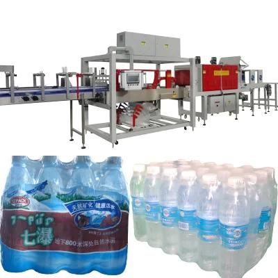 Mineral Drinking Water Shrink Wrapping Packaging Machine Full Production Line