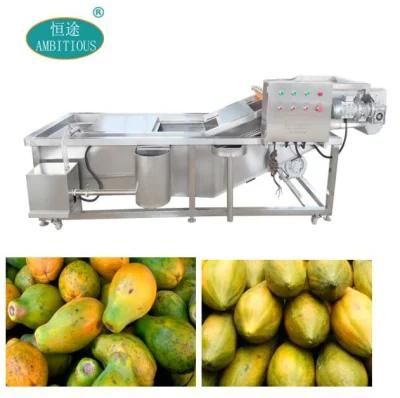 Papaya Washing Machine Papaya Processing Line Fruit Vegetables Processing Line