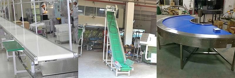 Comectic Cups Bottles and Cans Linear Type PU/PVC Belt Conveyor