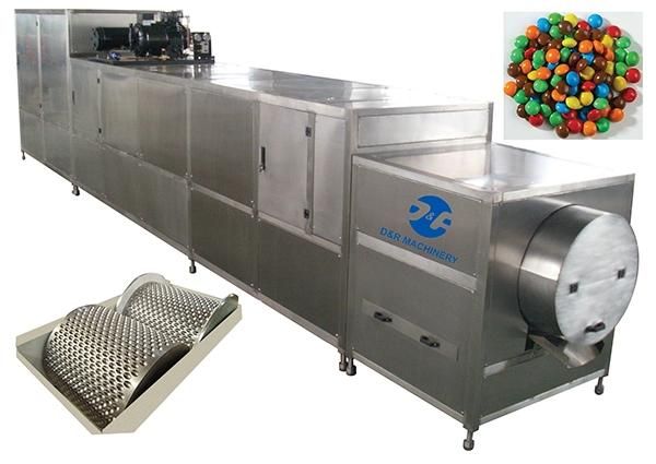 Colored Different Shapes Chocolate Lentil Bean Forming Machine