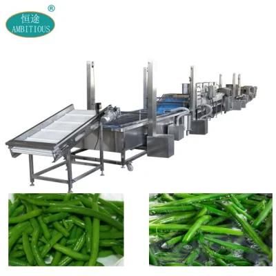 Green Bean Washing Air Drying Blanching and Cooling Machines