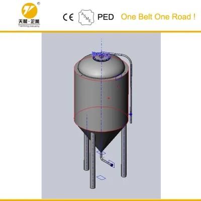 Stainless Steel OEM Conical Beer Fermentor