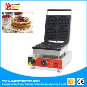 Commercial Snack Machine Waffle Making Machine with Round Shape