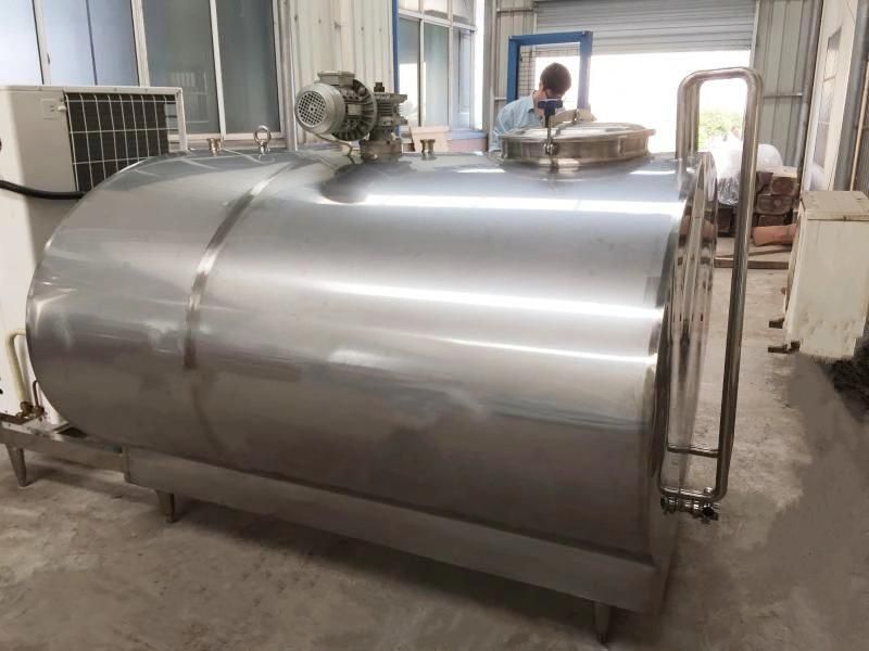 Food Grade Stainless Steel Milk Cooling Storage Tank Price