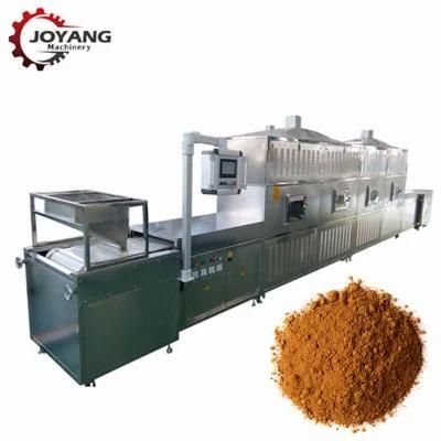 Tunnel Belt Cinnamon Powder Seasoning Microwave Sterilizing Machine
