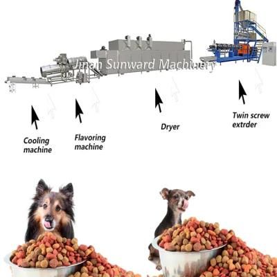 Large Dog Food Machine Extruded Pet Food Equipment Manufacturer Plant