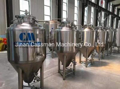 Cassman 300L 500L Dimple Jacketed Beer Brewing Fermentation Unitank