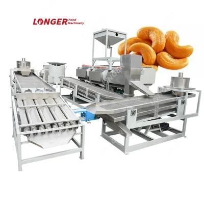 Automatic Cashew Nut Boiling Shelling Peeling Production Line Knives ...