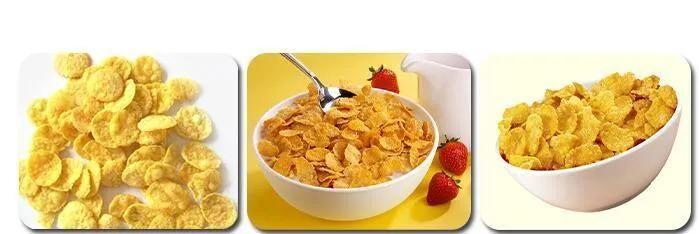 Breakfast Cereals Corn Flakes Snacks Food Extruder Making Machinery