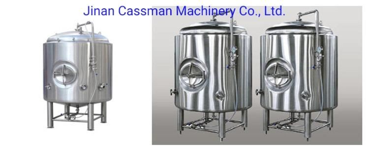 Cassman Stainless Steel Brewery Equipment 2 Vessels or Combined 3 Vessels Beer Brewing Machine for Sale