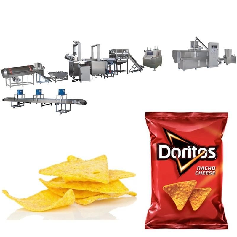 Fulling Automatic Fried Doritos Making Machine on Hot Sale