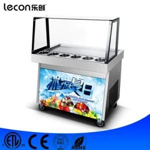 Commercial Flat Pan Stir Thailand Fry Ice Cream Machine