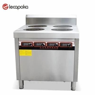 Factory Direct Commercial 3500W 4 Burners Toughened Glass Cooktop Standing Cooktop ...