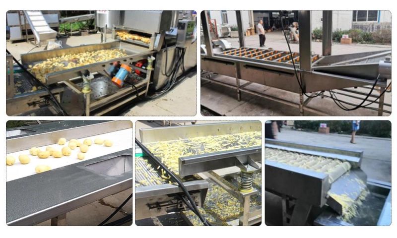Fully Automatic Potato Chips Production Line French Fries Production Line