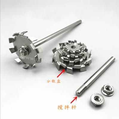 100mm 304 Sawtooth Blenders with Shaft for Plastic Manufacturers