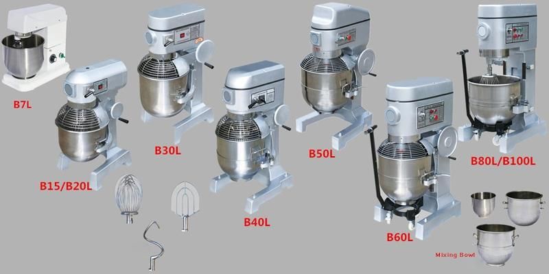 30L 40L 50L 60L 70L 80L with 3 Motor Speeds Planetary Cake Mixer