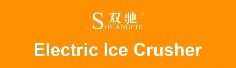 Plastic Style Tall Size Ice Crusher Ice Breaker Maker Commercial Double Blades